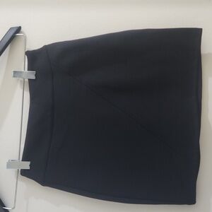 Zara Scuba Knit Black Mini Small Zipper